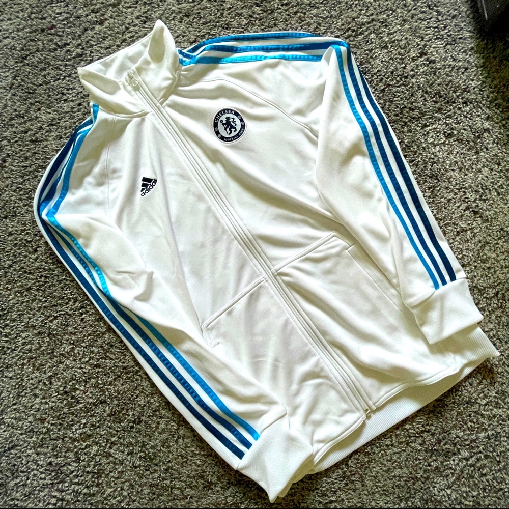COPY - Adidas Chelsea FC warm up jacket, size M